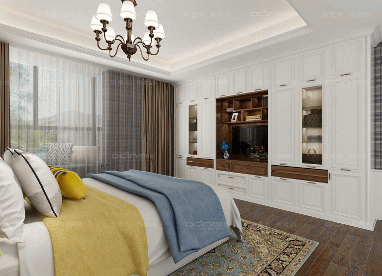 卡諾褐裝修風格全屋定制效果圖