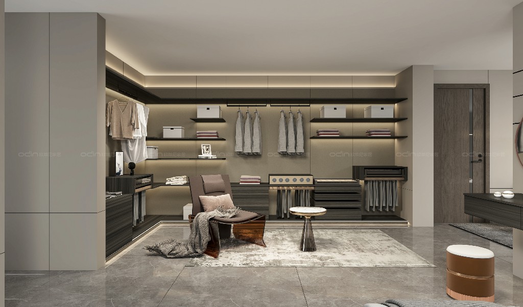 衣帽間裝修風(fēng)格全屋定制效果圖大全2