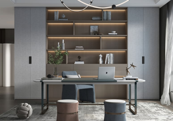 定制家具加盟：定制書柜要不要做到頂呢?