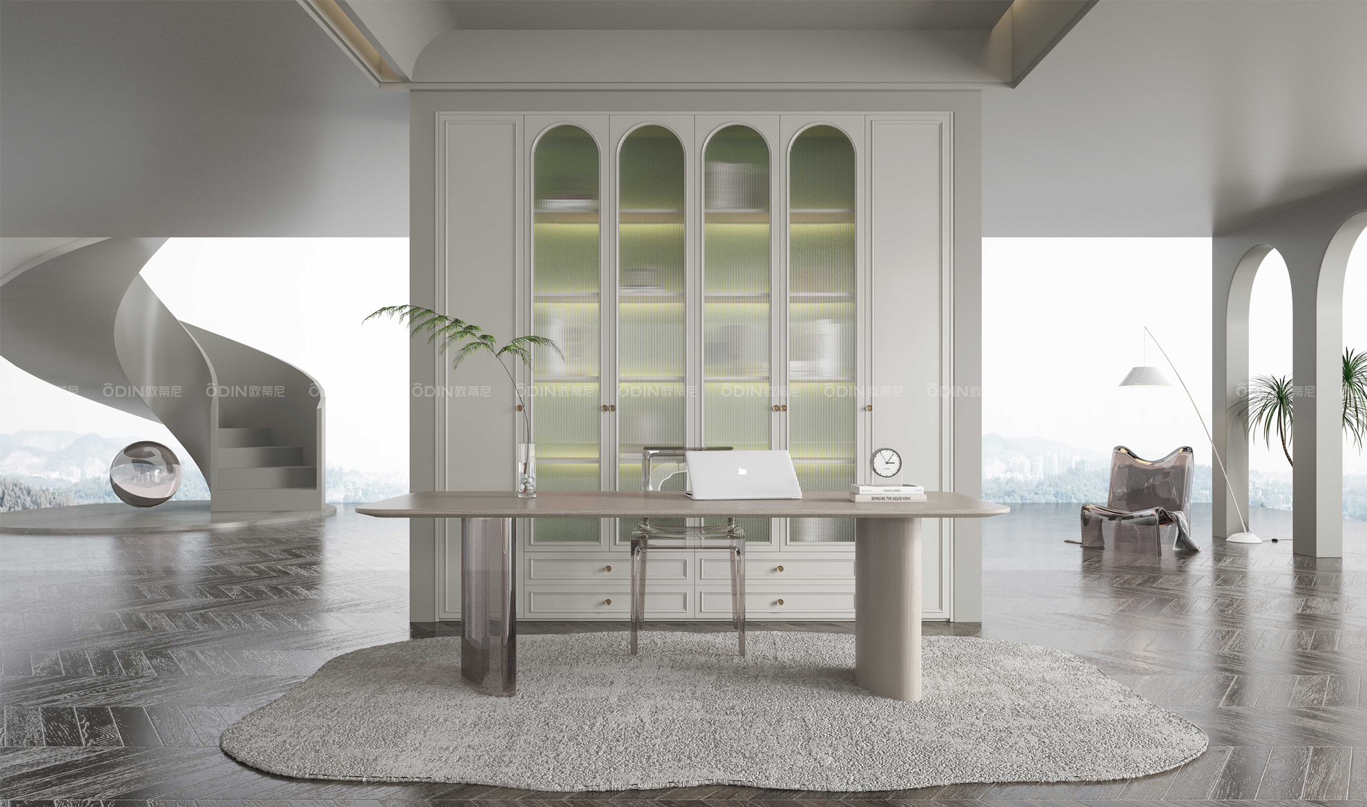 蔓蒂裝修風格書房效果圖大全裝修風格全屋定制效果圖大全4